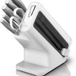 NINJA StaySharp white Knife block with Sharpener